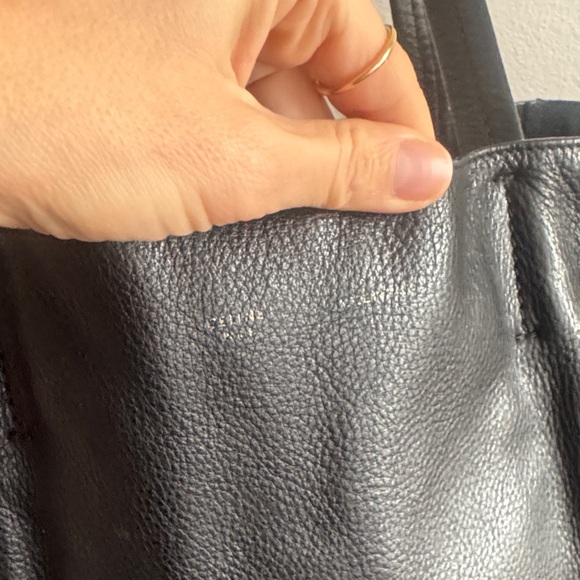 Celine Black Cabas Phantom Leather Tote Bag - Picture 2 of 10